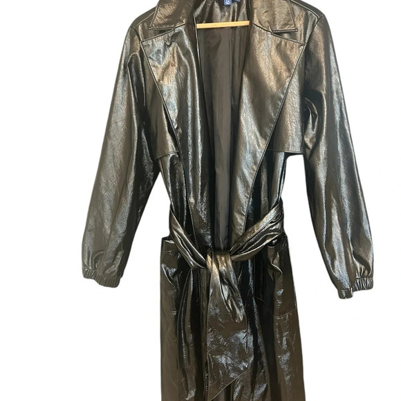 Cara Santana  X Apt. 9 collab wet trench coat size S/M excellent condition - Picture 3 of 12